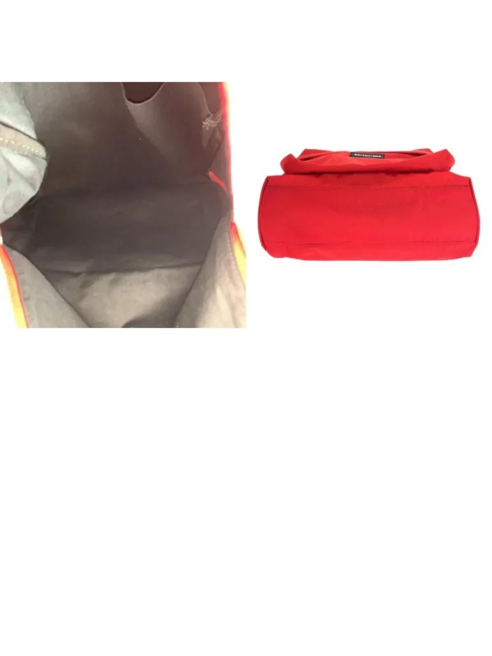 Balenciaga Explorer Red Black Canvas Backpack